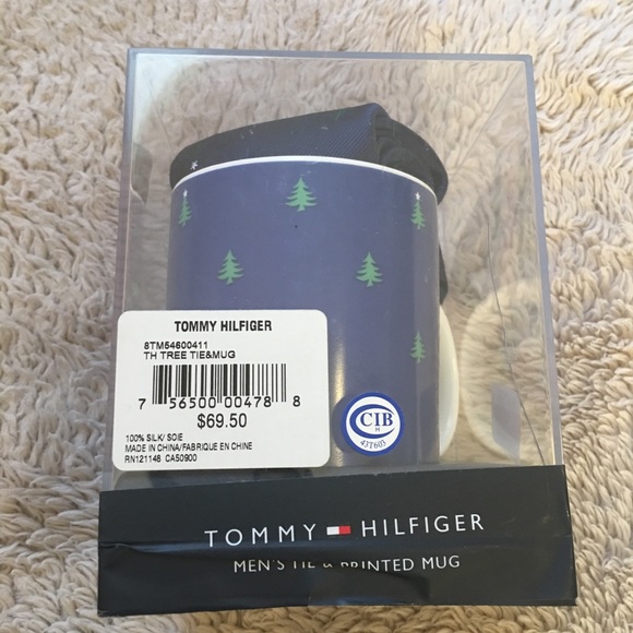 Men’s Mug and Tie Gift Set Red Plaid Only - Picture 4 of 8